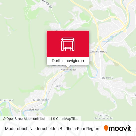 Mudersbach Niederschelden Bf Karte