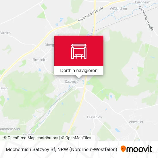 Mechernich Satzvey Bf Karte
