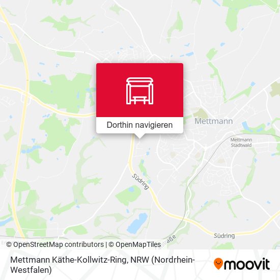 Mettmann Käthe-Kollwitz-Ring Karte