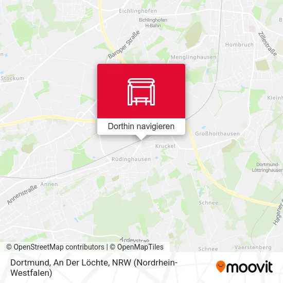 Dortmund, An Der Löchte Karte