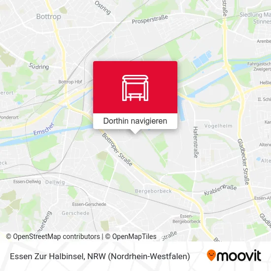 Essen Zur Halbinsel Karte