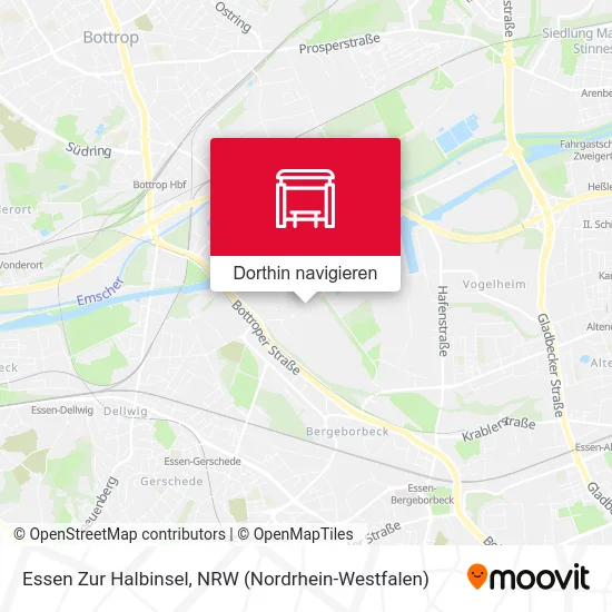 Essen Zur Halbinsel Karte