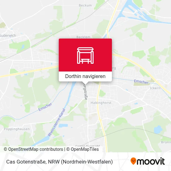 Cas Gotenstraße Karte