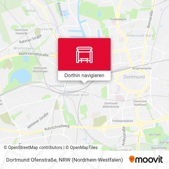 Dortmund Ofenstraße Karte