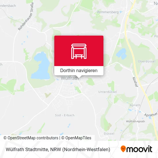 Wülfrath Stadtmitte Karte