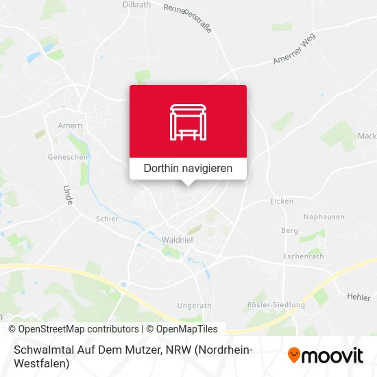 Schwalmtal Auf Dem Mutzer Karte