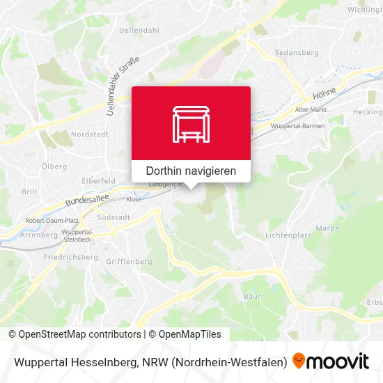 Wuppertal Hesselnberg Karte