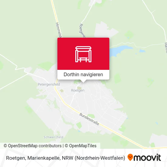 Roetgen, Marienkapelle Karte