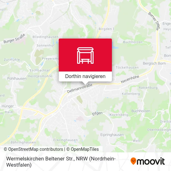 Wermelskirchen Beltener Str. Karte