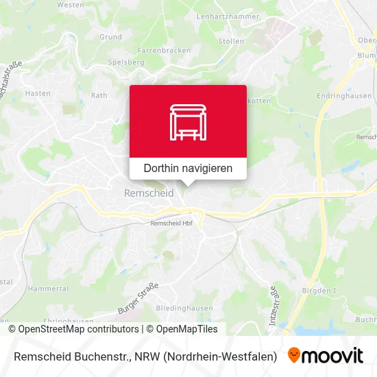 Remscheid Buchenstr. Karte