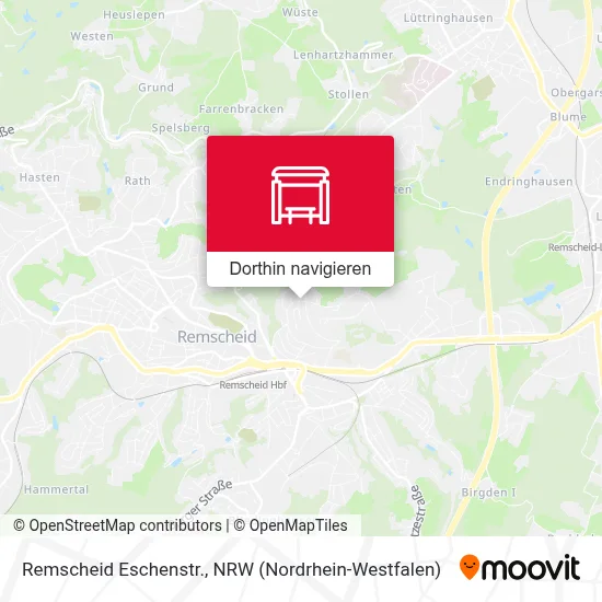 Remscheid Eschenstr. Karte
