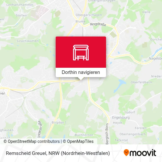 Remscheid Greuel Karte