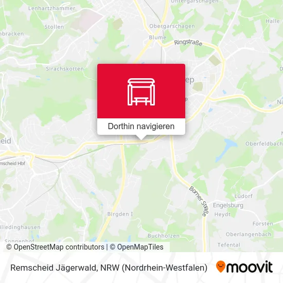 Remscheid Jägerwald Karte