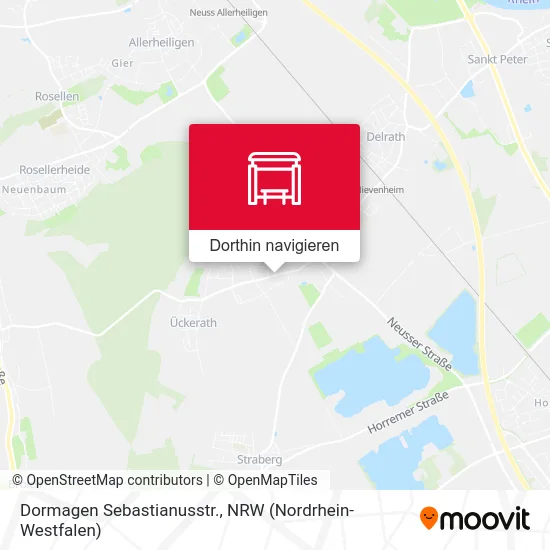 Dormagen Sebastianusstr. Karte