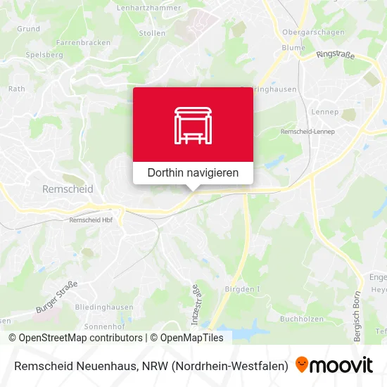 Remscheid Neuenhaus Karte
