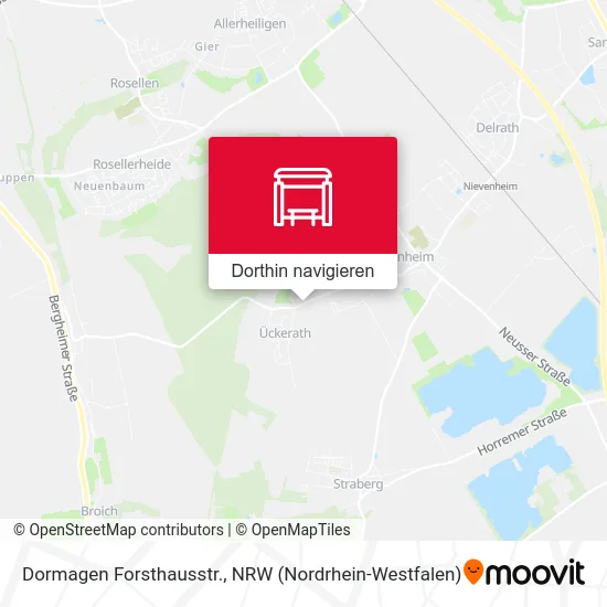 Dormagen Forsthausstr. Karte