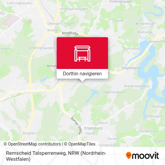 Remscheid Talsperrenweg Karte