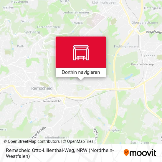 Remscheid Otto-Lilienthal-Weg Karte