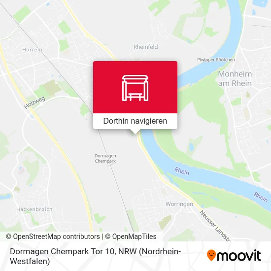 Dormagen Chempark Tor 10 Karte