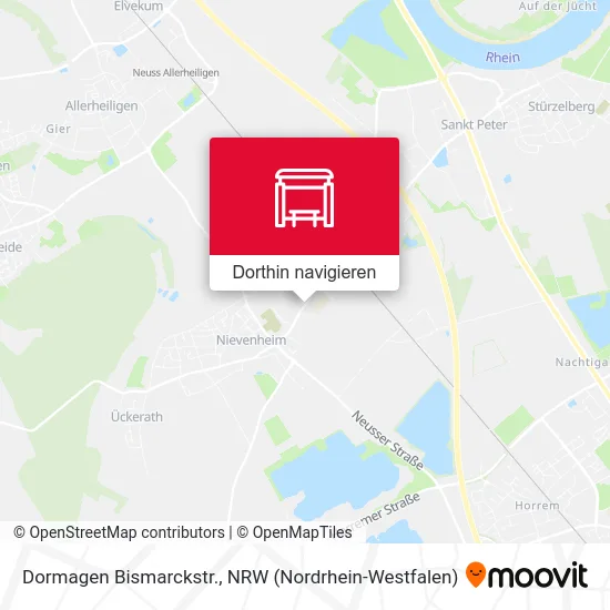 Dormagen Bismarckstr. Karte