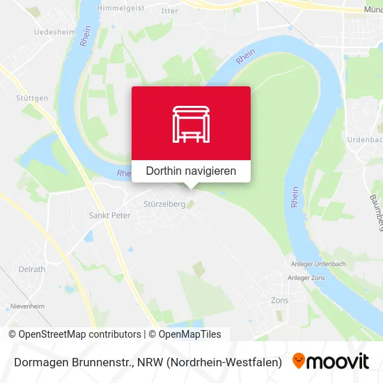 Dormagen Brunnenstr. Karte