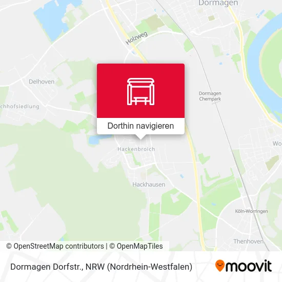 Dormagen Dorfstr. Karte