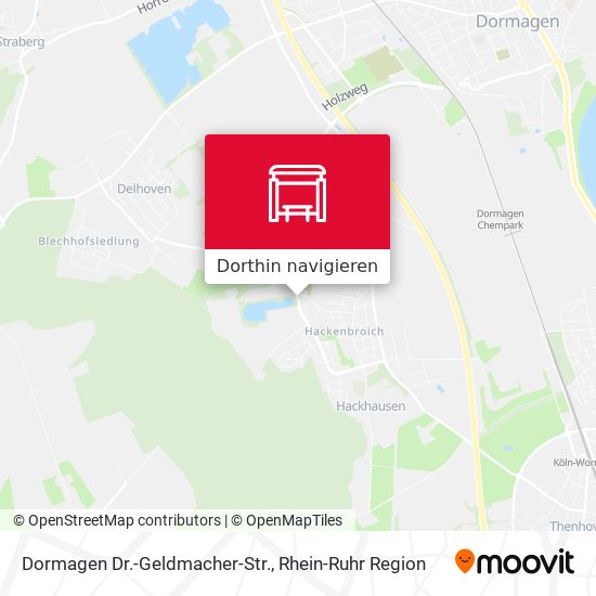 Dormagen Dr.-Geldmacher-Str. Karte