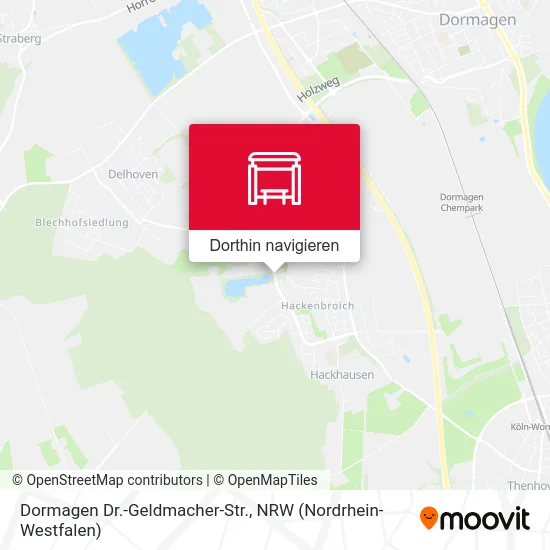 Dormagen Dr.-Geldmacher-Str. Karte