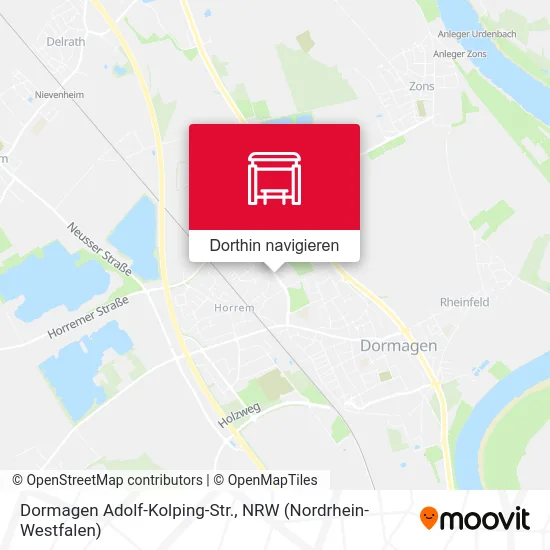 Dormagen Adolf-Kolping-Str. Karte