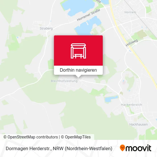Dormagen Herderstr. Karte