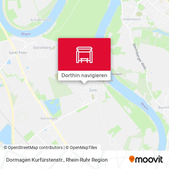 Dormagen Kurfürstenstr. Karte