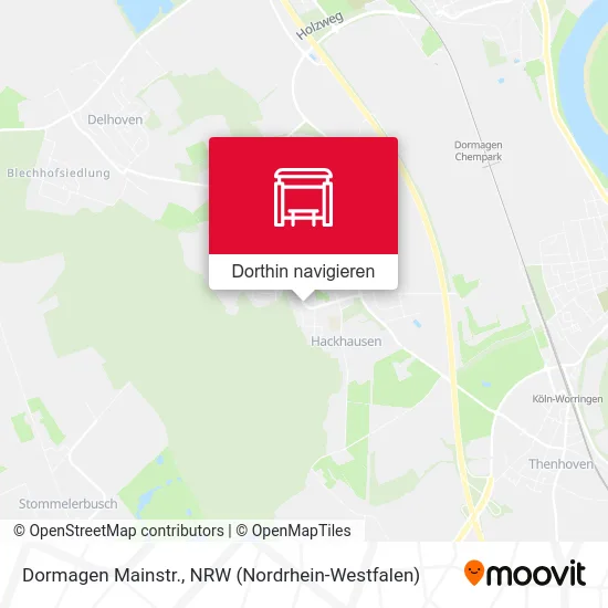 Dormagen Mainstr. Karte