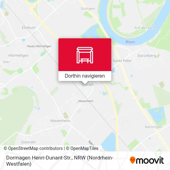 Dormagen Henri-Dunant-Str. Karte