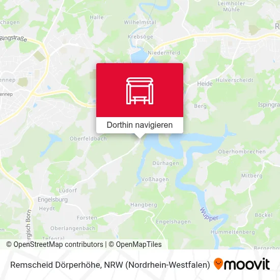 Remscheid Dörperhöhe Karte