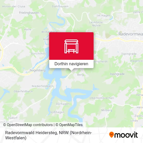 Radevormwald Heidersteg Karte