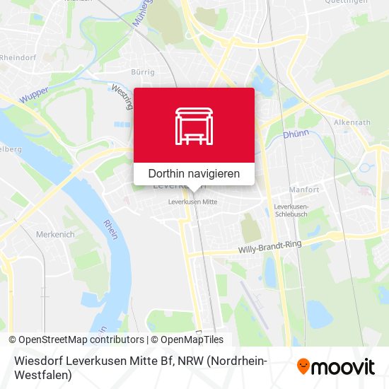 Wiesdorf Leverkusen Mitte Bf Karte