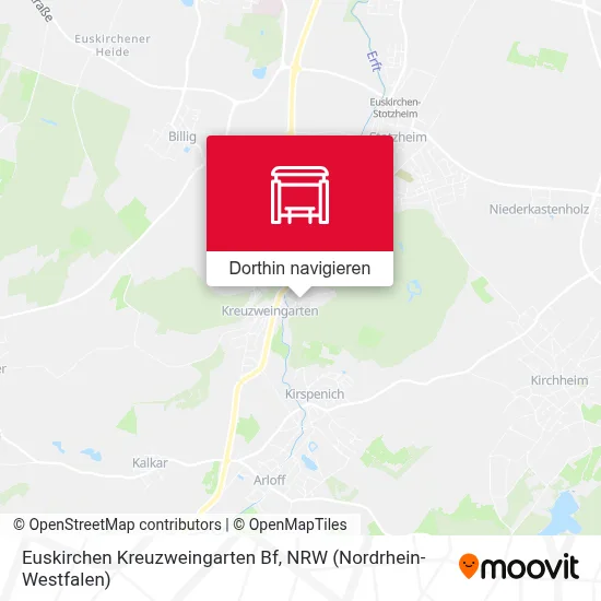 Euskirchen Kreuzweingarten Bf Karte