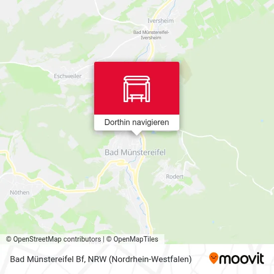 Bad Münstereifel Bf Karte