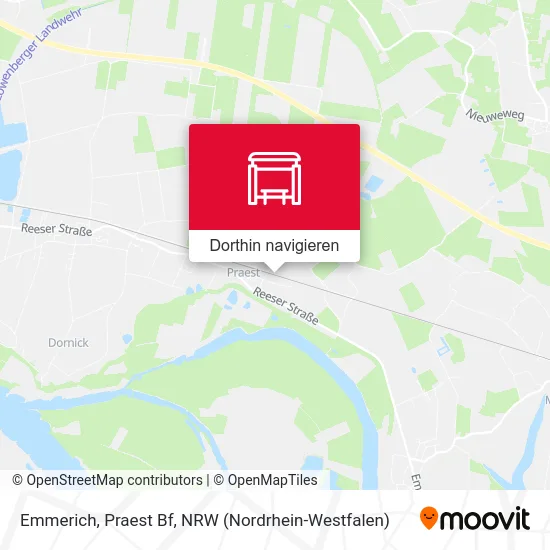 Emmerich, Praest Bf Karte