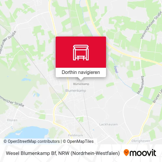 Wesel Blumenkamp Bf Karte