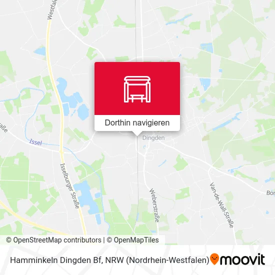 Hamminkeln Dingden Bf Karte