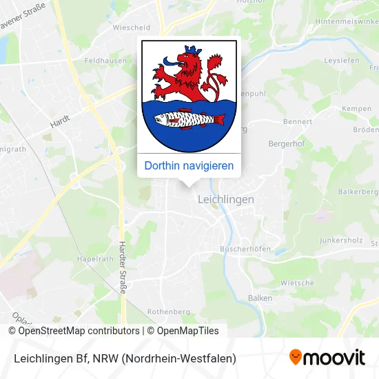 Leichlingen Bf Karte