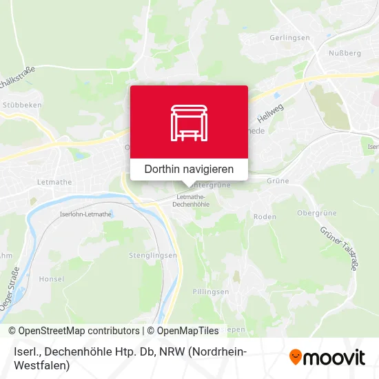 Iserl., Dechenhöhle Htp. Db Karte