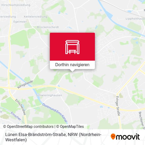 Lünen Elsa-Brändström-Straße Karte