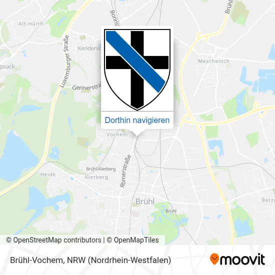 Brühl-Vochem Karte