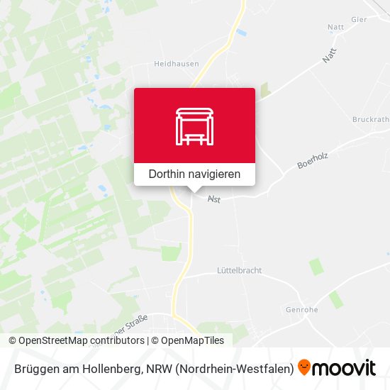 Brüggen am Hollenberg Karte