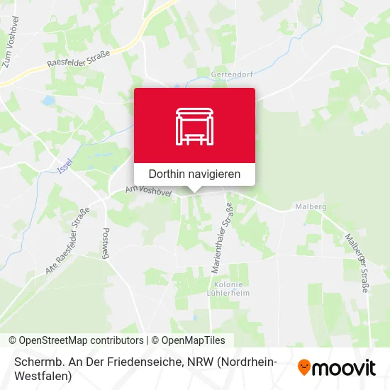 Schermb. An Der Friedenseiche Karte