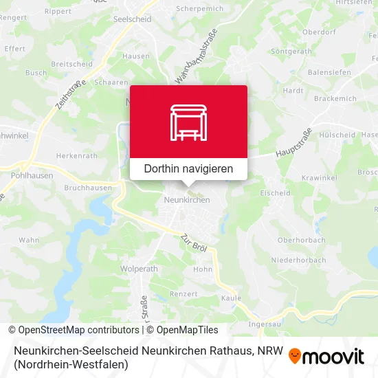 Neunkirchen-Seelscheid Neunkirchen Rathaus Karte