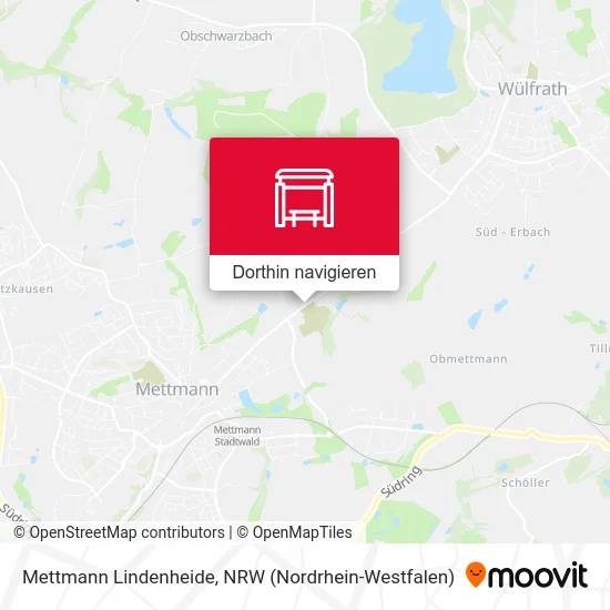 Mettmann Lindenheide Karte