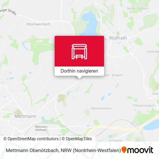 Mettmann Obenötzbach Karte